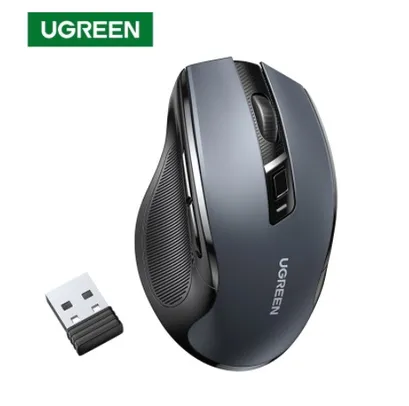 Mouse Sem Fio UGREEN , 6 Botões Silenciosos , 2.4G Com USB WIRELESS