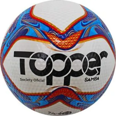 Bola de Futebol Society Topper Samba Costurada | R$60