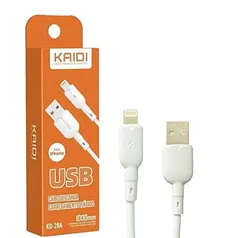 [PRIME] Cabo USB Lightning Carregador IPhone, IPod, Turbo 3A 1 Metro KAIDI