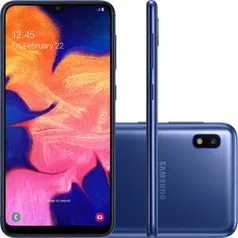 Samsung Galaxy A10 32GB Dual Chip Android 9.0 Tela 6.2" Octa-Core 4G Câmera 13MP - Azul