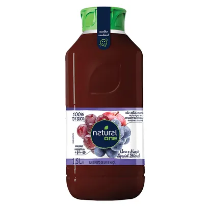 [Regional] Leve 4 Pague 2 - Suco de Uva e Maçã Integral Refrigerado Natural One 100% Suco 1,5 Litros