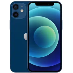 [AME R$3969] iPhone 12 Mini Apple (64GB) Azul tela 5,4" Câmera dupla 12MP iOS