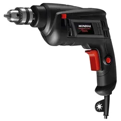 Furadeira de Impacto Mondial Power Tools FI-09 550W - Preta - 110v