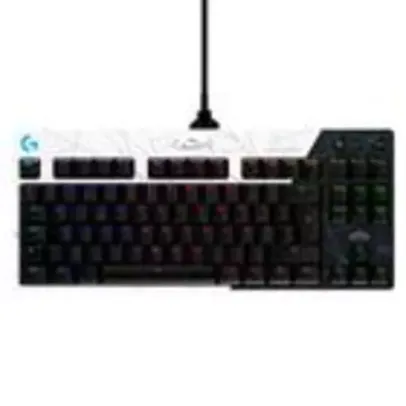 Teclado Mecânico Gamer Logitech G PRO K/DA Layout US, RGB, TKL, Cabo Destacável, GX Brown Tactile, Edição League of Legends KDA - 920-010074