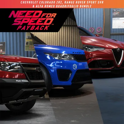 [Steam] Need for Speed Payback - Conjunto Chevrolet, Range Rover e Alfa Romeo