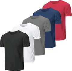 kit 5 Camisetas Masculinas