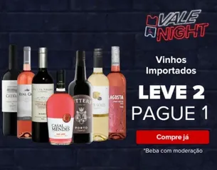 Vinhos Importados Leve 2 Pague 1 no Carrefour