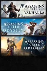 Comprar o Pacote Assassin's Creed®: Assassin's Creed® Valhalla, Assassin's Creed® Odyssey e Assassin's Creed® Origins | Xbox