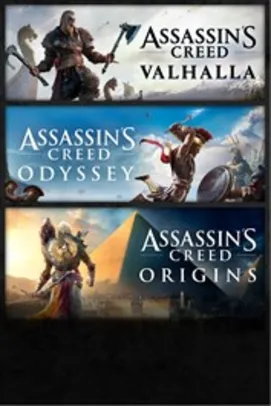 Comprar o Pacote Assassin's Creed®: Assassin's Creed® Valhalla, Assassin's Creed® Odyssey e Assassin's Creed® Origins | Xbox