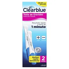 Clearblue Teste De Gravidez Detecção Rápida 2 Unidades