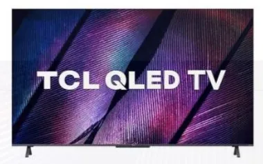 Smart TV TCL 50C725 50 Polegadas QLED 4K UHD, Google TV, 3 HDMI, 2 USB, Bluetooth, Wi-Fi 