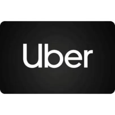 Gift Card Digital Uber R$25 Pré-Pago R$15