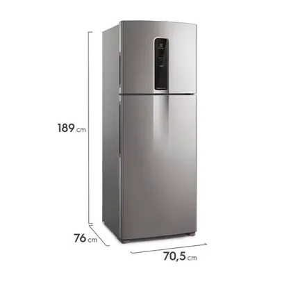 REEMBALADO: Geladeira Electrolux Frost Free Inverter 480L IT70S Duplex Inox Look - Bivolt