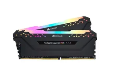 Memória Corsair Vengeance RGB Pro 32GB (2x16GB) 2666MHz DDR4 C16 Black - CMW32GX4M2A2666C16