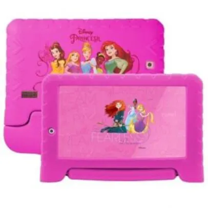 Tablet Infantil Multilaser Disney Princesas NB281 7" 8Gb Wi-Fi Rosa