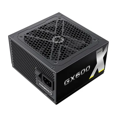 [APP]Fonte Gamemax GX600, 600W, 80 Plus Gold, PFC Ativo, com cabo, Preto - GX600WBKPSS7710BR