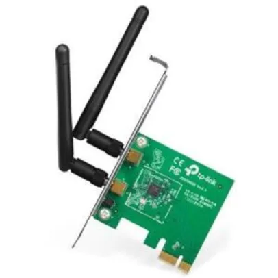 Adaptador Wireless TP-Link PCI Express N300 300Mbps TL-WN881ND | R$ 110