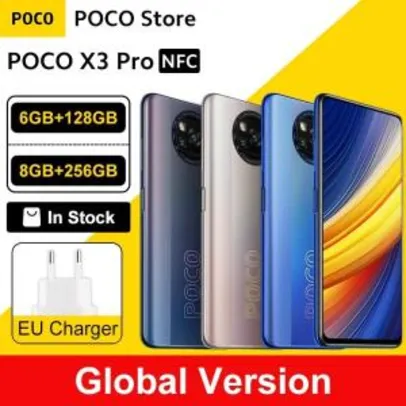 Smartphone Poco X3 PRO 6GB+128GB Snapdragon 860 | Global Version | R$1327,08