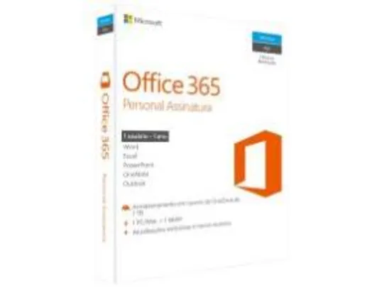 Microsoft Office 365 Personal + 1TB de Armazenamento