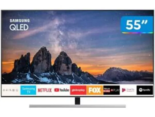 Smart TV 4K QLED 55” Samsung QN55Q80RAG Wi-Fi
