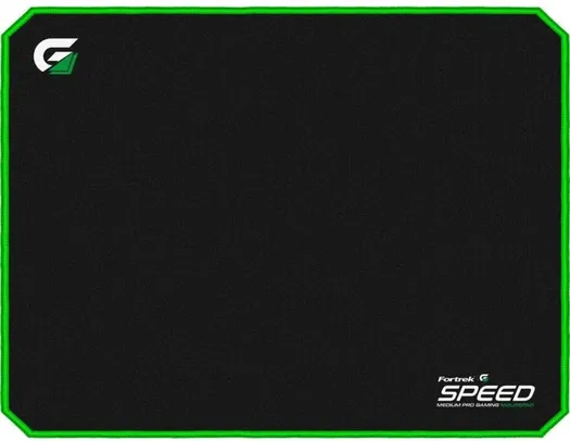 Saindo por R$ 16: [PRIME] MousePad Gamer (320x240mm) SPEED MPG101 Verde Fortrek | R$16 | Pelando