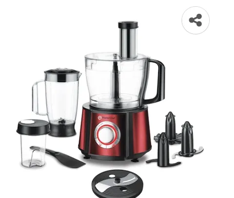 Multiprocessador 820W Vermelho MasterChef - 220v