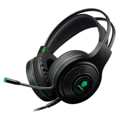 Headset gamer evolut temis eg301 preto e verde com led - Headset Gamer - Magazine Luiza