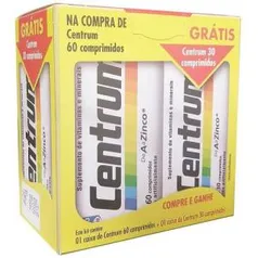 Centrum C/ 60 Comprimidos +grátis Centrum C/ 30 Comprimidos por R$ 90