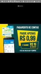 Pague R$0,99 e Ganhe R$15 em Créditos no RecargaPay para Pagar contas [Novos Usuários]