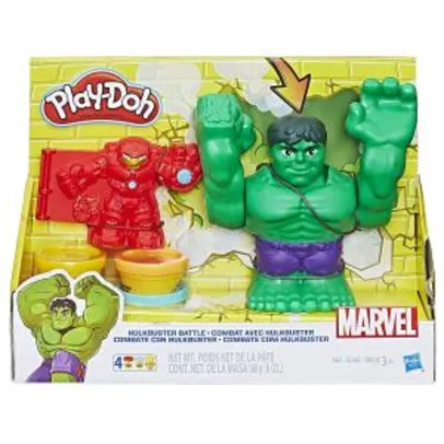 Conjunto Play-Doh Hasbro Combate com Hulkbuster | R$60