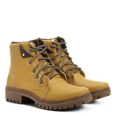 2 Botas Coturno Kurz Tratorada - R$99