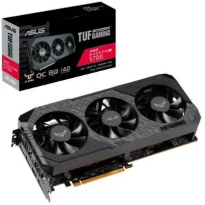 Placa de Vídeo ASUS AMD TUF3 RX 5700 OC 8G, GDDR6 | R$1.799