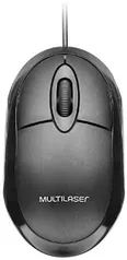 Mouse Classic Box Óptico Full Black USB - MO300