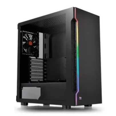 GABINETE THERMALTAKE H200 TG RGB PRETO LATERAL VIDRO TEMP R$480