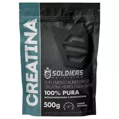 Creatina Monohidratada 500g - 100% Pura - Soldiers Nutrition 