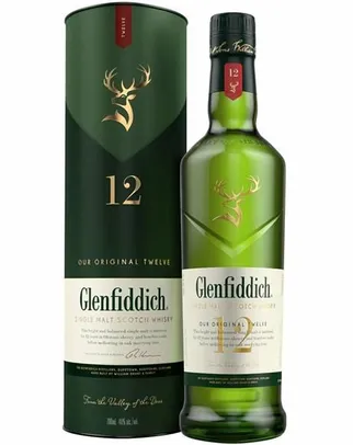 Whisky Escocês Single Malt Glenfiddich 12 Anos 750 Ml