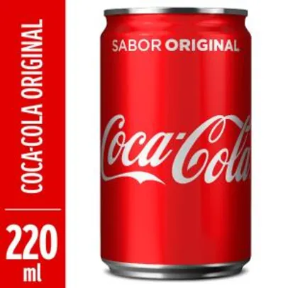 Refrigerante COCA COLA Mini Lata 220ml