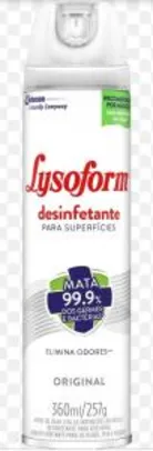 Lysoform Spray Original 360ml - Bactericida desinfetante | R$ 28