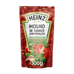 HEINZ Molho de Tomate Manjericão 300g