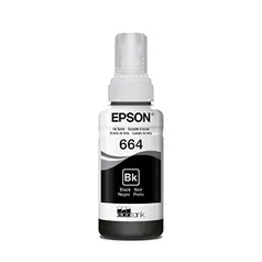 Garrafa de Tinta Original Epson EcoTank T664 Preto - T664120