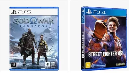 God of War Ragnarok PS5 + Street Fighter 6 PS4