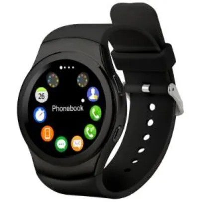 NO.1 G3 Sports Smartwatch Phone  - BLACK - R$128.31