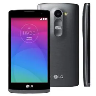 [Casas Bahia] Smartphone LG Leon H342F Titânio com Dual Chip, Tela de 4.5”, 4G por R$ 349