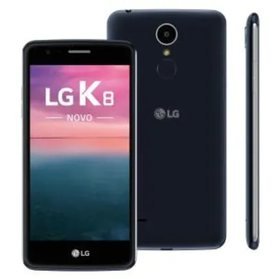 Smartphone LG K8 X240 Índigo com 16GB, Dual Chip, Tela HD de 5,0", 4G por R$ 629
