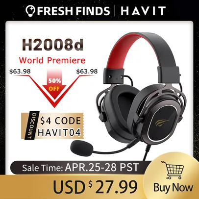 Headphone Havit H2008d Gaming Headset 3.5m