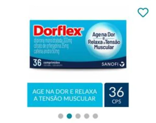 Dorflex com 36 comprimidos | R$ 16