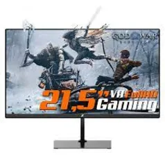 Monitor Gamer SuperFrame View, 21,5 Pol, Full HD, 75Hz, Painel VA, HDMI/VGA, SF22H2F