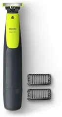 Aparador de Pêlos, Philips, OneBlade QP2510/10, Cinza/Verde | R$120