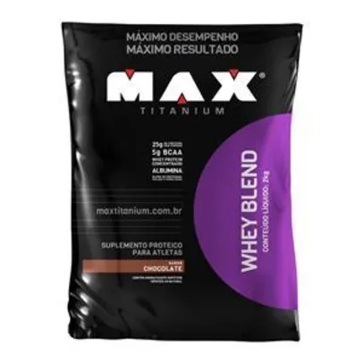 Saindo por R$ 72: Whey Blend (Refil) Max Titanium 2kg por R$72 | Pelando