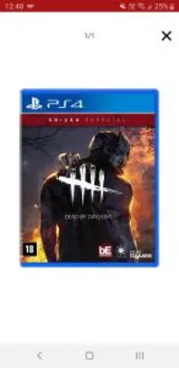 [1° Compra] Dead by Daylight PS4 - R$20
